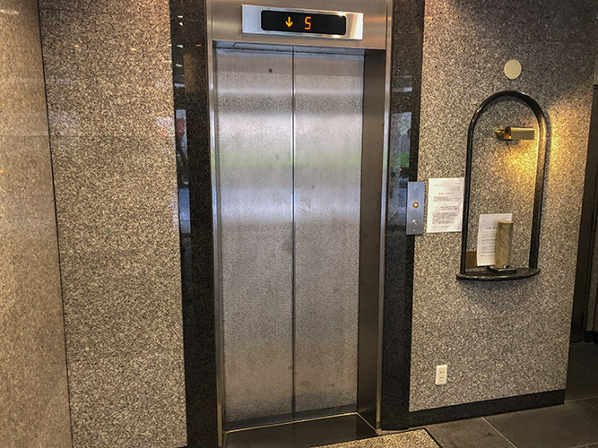 第２森ビルのロビー