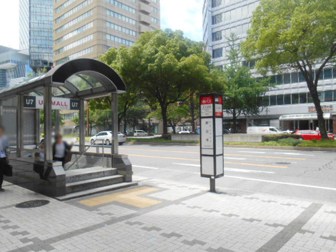 大一名駅ビルの周辺