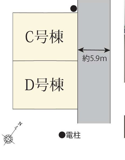 【区画図】上尾原新町C号棟