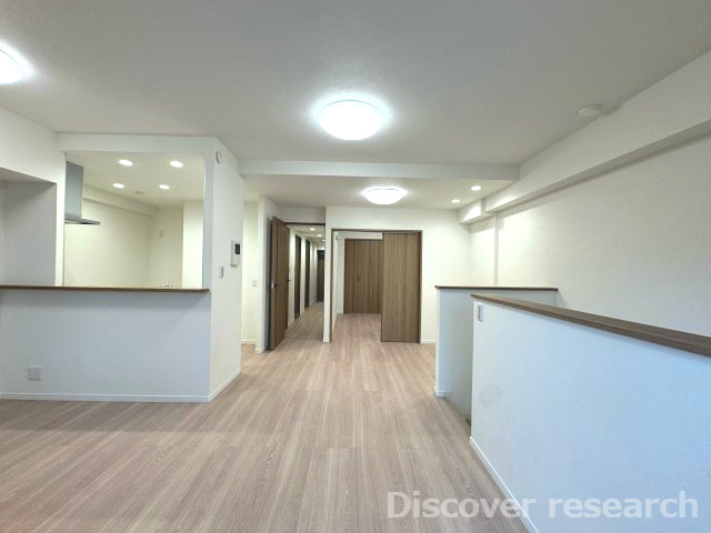 リーベスト立川錦町Ⅱの居間・リビング|【LDK（約15.0帖）】