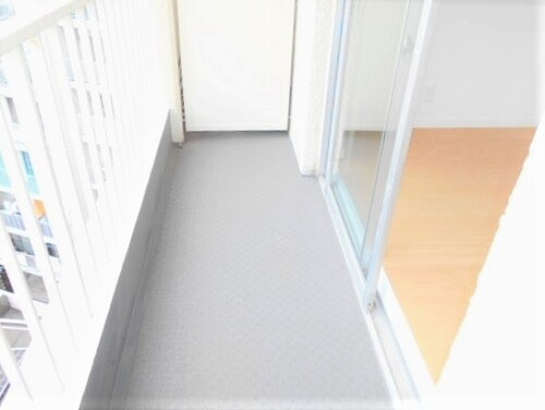 牛田ハイムのバルコニー|南側バルコニー　※2021年8月撮影