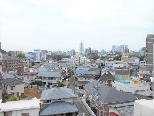 牛田ハイムのその他|東側バルコニーからの眺望　※2021年8月撮影