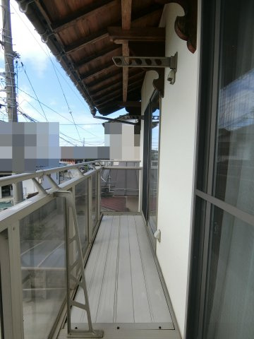 皆生4丁目中古物件のバルコニー