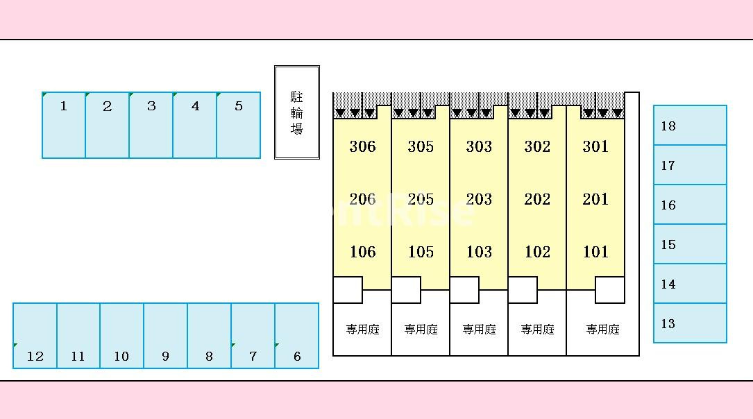 ブリーズの駐車場|駐車場