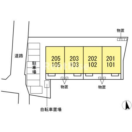 エスペランサ永曻Ⅱの区画図