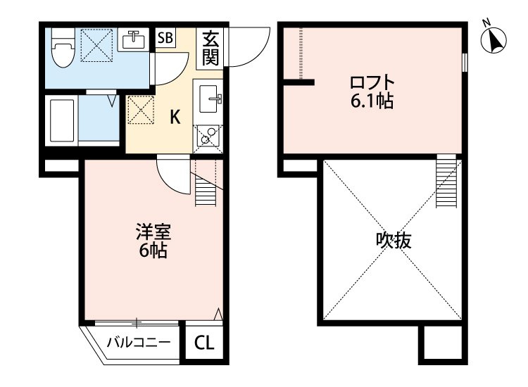 アレーゼ本大久保の間取り