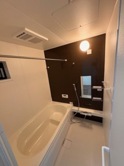 【浴室】 | LIGARE名古屋市北区柳原1期全4棟【仲介手数料無料　清水小　八王子中】 | LINEから簡単お問合せ可能！
友達検索で@nqk7328tです！。