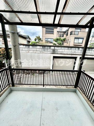 東山町一戸建のバルコニー