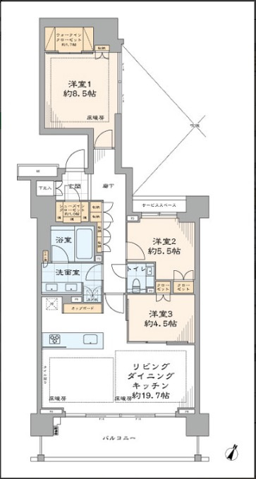 ★仲介手数料無料★ パークコート一番町（免震構造物件　新規リノベーション済み）