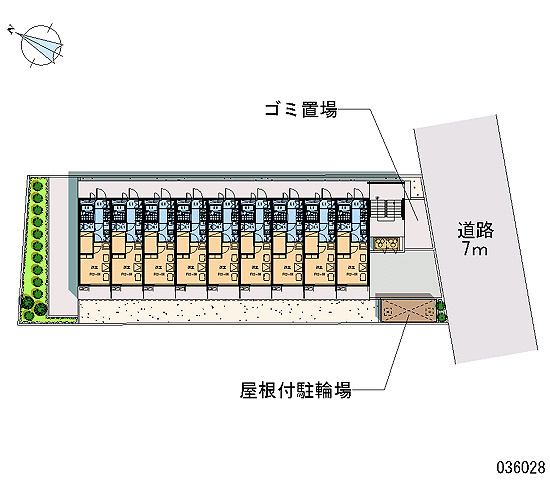 レオパレスU&SⅡの区画図|画像4