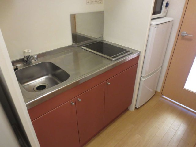 レオパレスU&SⅡのキッチン|キッチンでお料理をお楽しみください