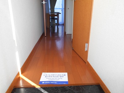 レオパレスbelsuonoの玄関|毎日通る玄関はこちらです