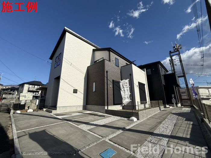 厚木市関口新築戸建て　2号棟の外観|外観施工例