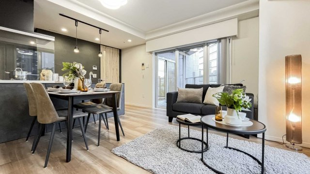 ベイシティ晴海スカイリンクタワーの居間・リビング