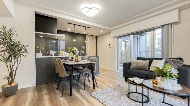 ベイシティ晴海スカイリンクタワーの居間・リビング