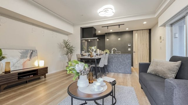 ベイシティ晴海スカイリンクタワーの居間・リビング