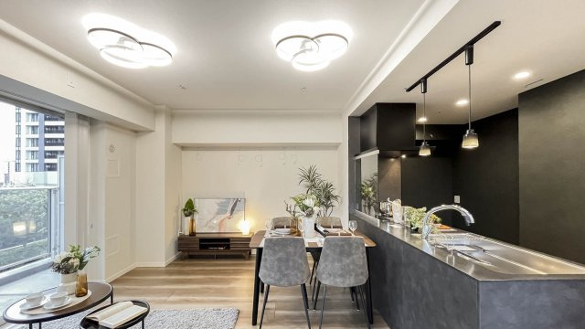 ベイシティ晴海スカイリンクタワーの居間・リビング