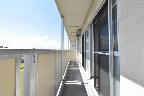 ビレッジハウス宮成1号棟のバルコニー|ビレッジハウスの同一物件・同一タイプの間取りの写真です