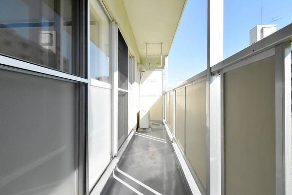 ビレッジハウス宮成2号棟のバルコニー|ビレッジハウスの同一物件・同一タイプの間取りの写真です