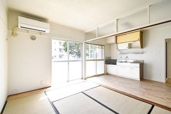 ビレッジハウス宮成2号棟の居間・リビング|ビレッジハウスの同一物件・同一タイプの間取りの写真です