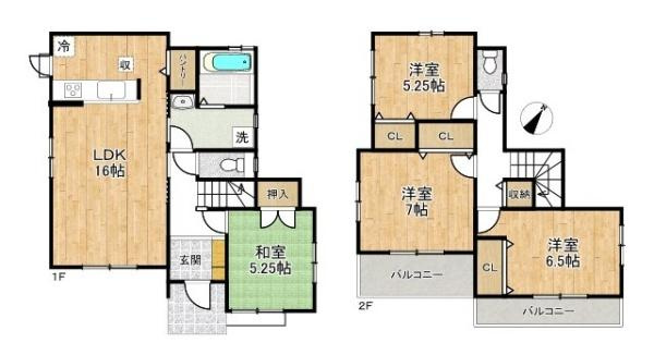 生駒市萩の台 Ｇ号地 ／新築一戸建