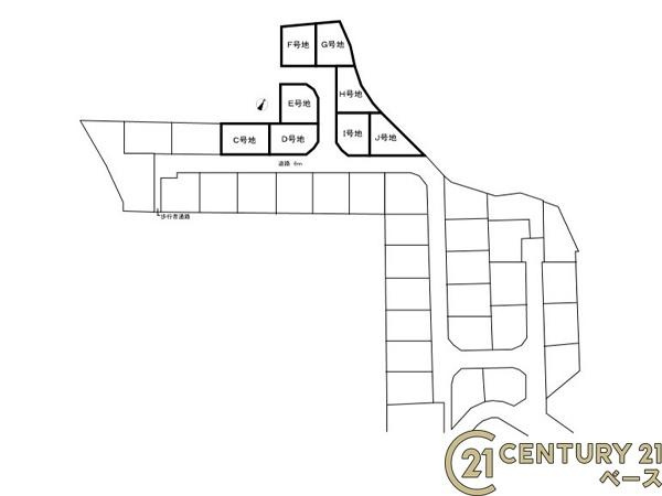生駒市萩の台 Ｈ号地 ／新築一戸建の区画図|■こちらの物件はＨ号地です！■