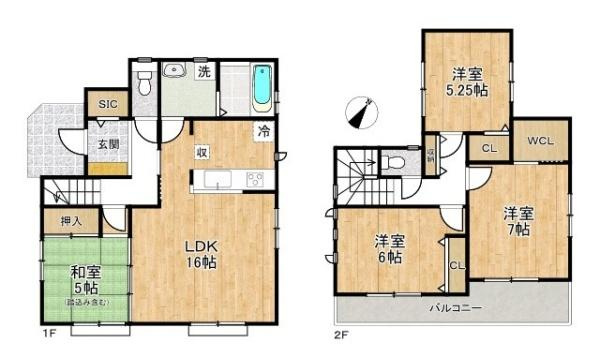 生駒市萩の台 Ｉ号地 ／新築一戸建