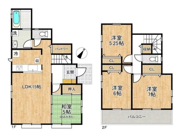 生駒市萩の台 Ｊ号地 ／新築一戸建