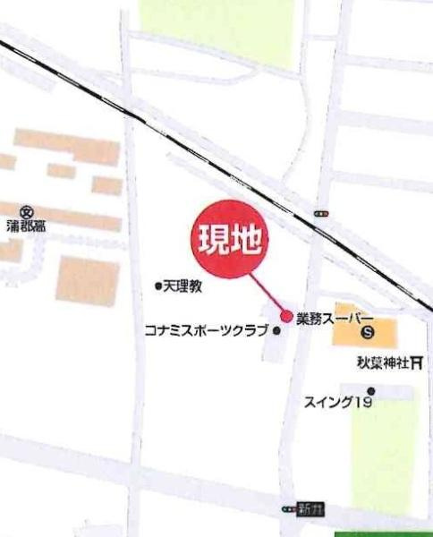 蒲郡上本町第1期　全11棟・4号棟のその他|現地案内図です。