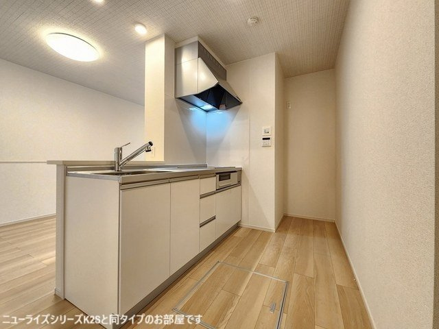 小郡下郷アパートのキッチン