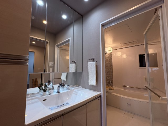 グランデ・プレミアムビスタ野嵩EASTの独立洗面台