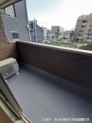 ウィズのバルコニー|陽当たり良好なバルコニーです