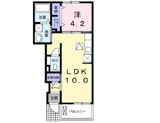 【間取り】 | アビタシオン・ＡＹＡⅠ