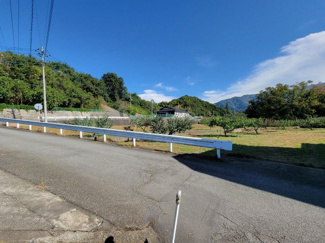 【周辺】 | 甲府市下向山町 平成5年築 内外装一新 南東角地 車2台 | 敷地から南東側を望む