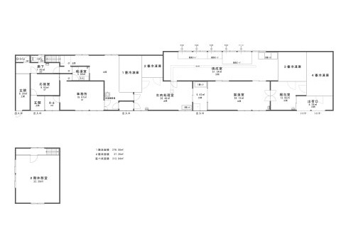 【間取り】 | 松浜東町二丁目　貸作業所（元食品加工工場）
