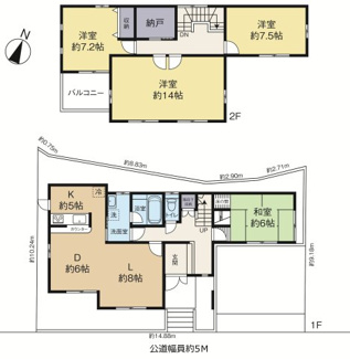 【間取り】 | 岡崎市真伝町字寒風戸建