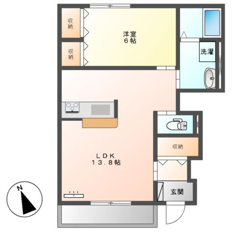 ラ・パッセ・デラ・メンテの間取り