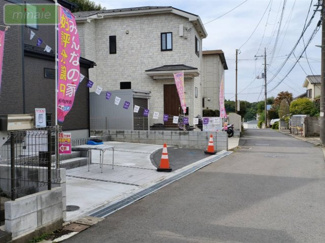 【前面道路含む現地写真】 | 当社で現地販売会開催中　新築戸建　敷地45坪超　船橋市丸山　限定1区画