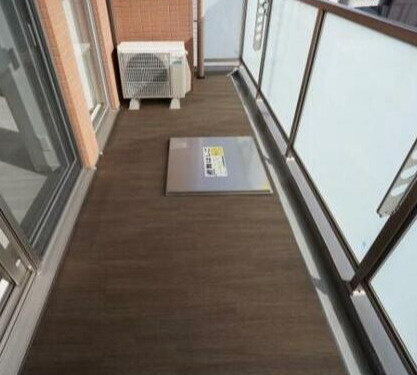 LaDouceur天満のバルコニー