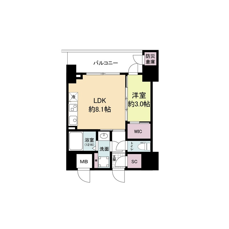 セレニテフラン難波