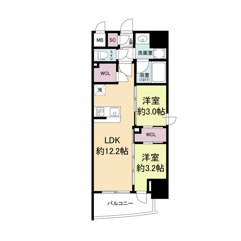 セレニテフラン難波