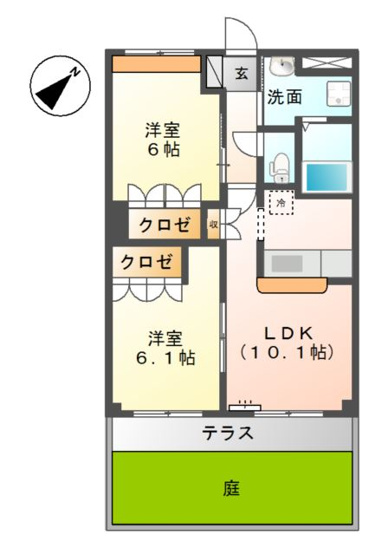 【間取り】 | メゾン・アルカディア