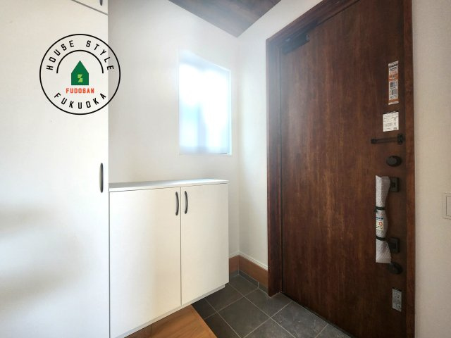 糟屋郡須恵町上須恵第25-2棟（4号棟）の防犯設備|二重ロックでしっかり防犯対策ができます。