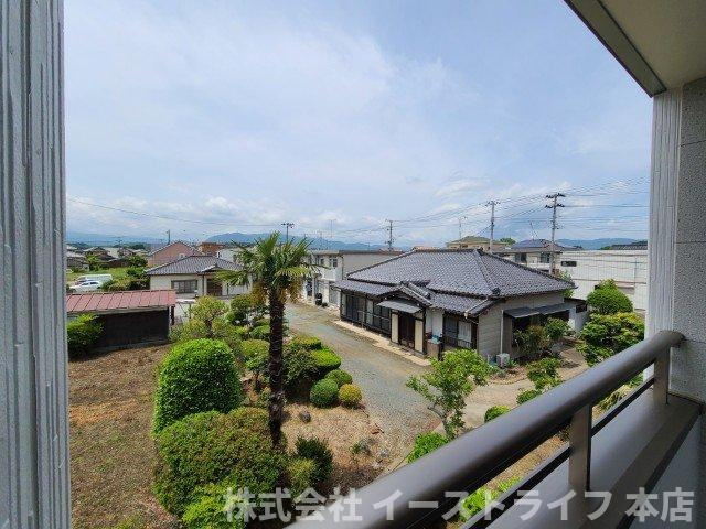 【新築戸建】　いわき市平北目町第1　全3棟　長期優良住宅の展望|3号棟写真　バルコニーからの眺望です