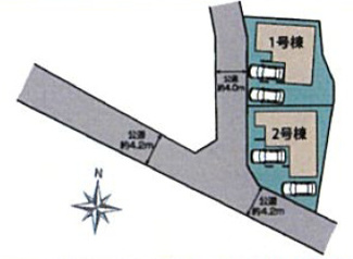 【区画図】 | 草加市新里町　全2棟 | 2号棟のご紹介です♪