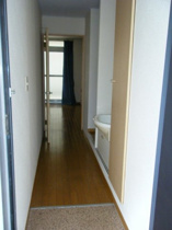 玄関からの眺めです。