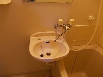 メゾンソレイユの洗面所
