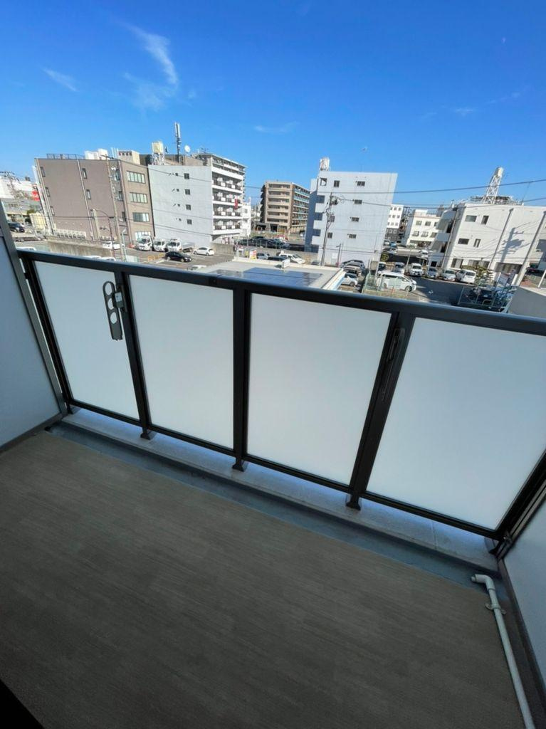 エステムコート名古屋金山ミッドクロス　名古屋市賃貸　仲介手数料無料のバルコニー|バルコニー