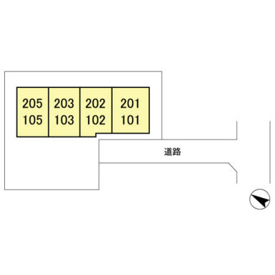 【区画図】 | フラット Ⅰ