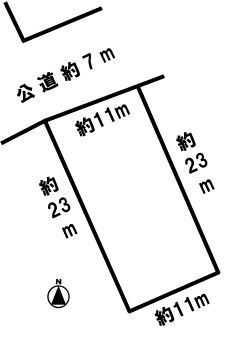 売地　豊橋市往完町郷社東110番